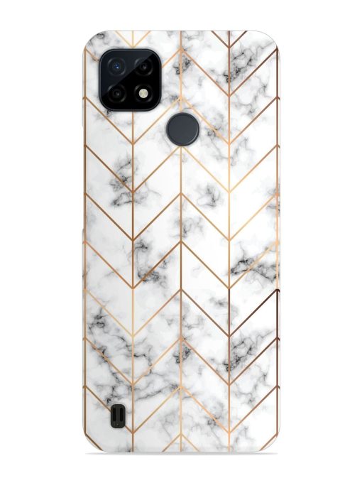 Vector Marble Texture Snap Case for Realme C25Y Zapvi