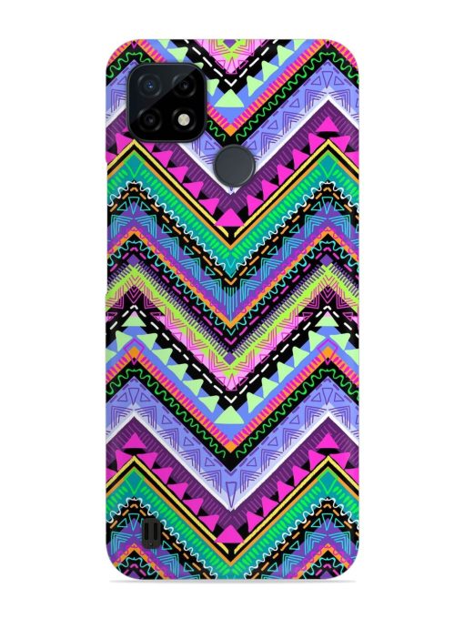 Tribal Aztec Print Snap Case for Realme C25Y Zapvi