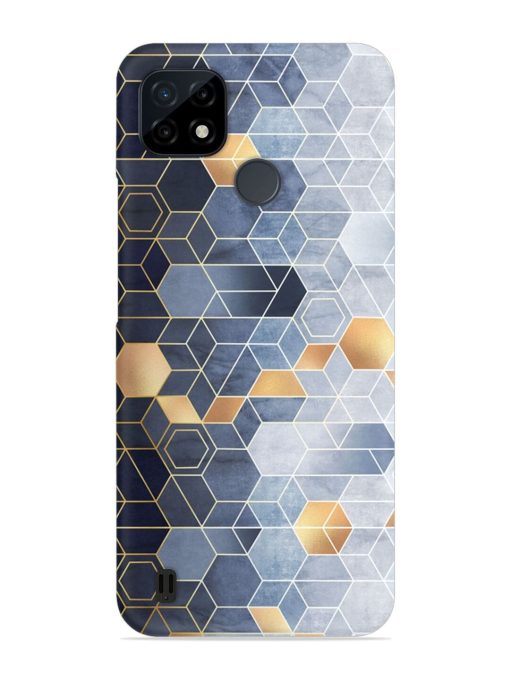 Geometric Abstraction Hexagons Snap Case for Realme C25Y