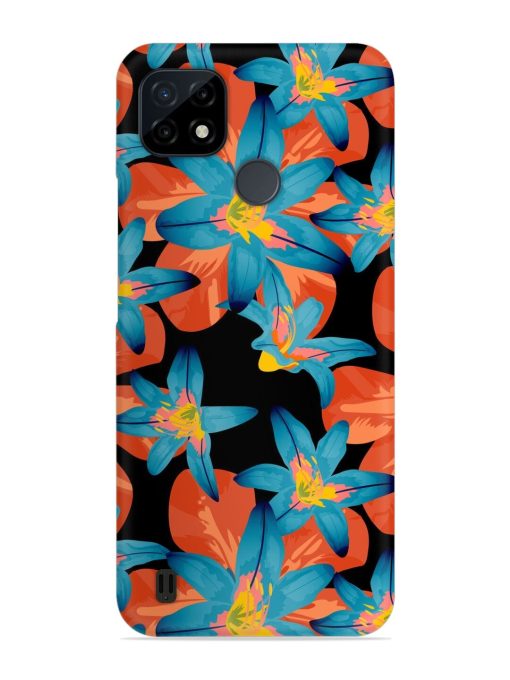 Philippine Flowers Seamless Snap Case for Realme C25Y Zapvi