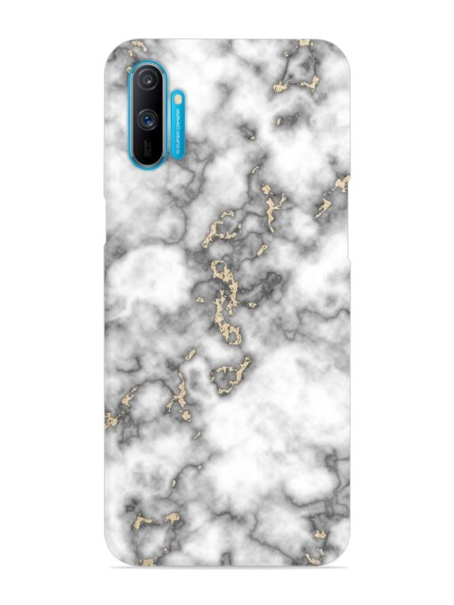 Gray And Gold Marble Snap Case for Realme C3