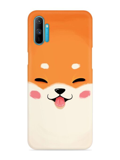 Cute Dog Face Vector Snap Case for Realme C3