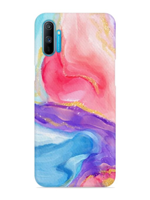 Watercolor Gradient Snap Case for Realme C3 Zapvi