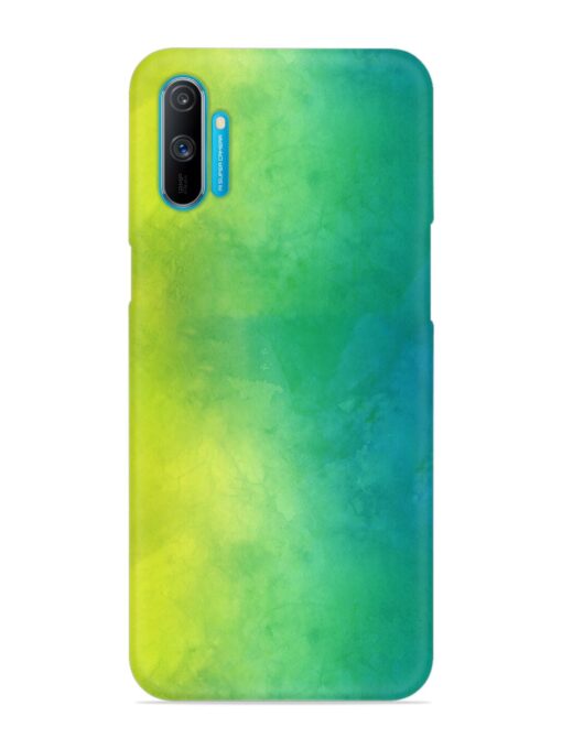 Yellow Green Gradient Snap Case for Realme C3 Zapvi