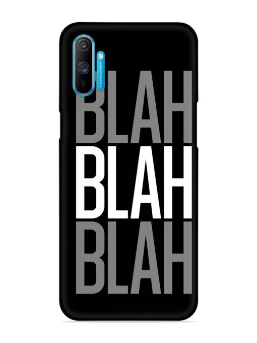 Blah Blah Blah Wallpaper Snap Case for Realme C3