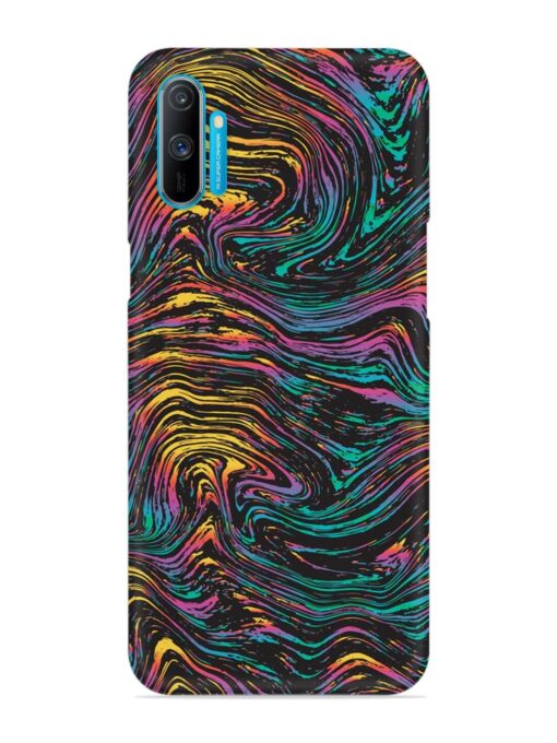 Abstract Liquid Colors Snap Case for Realme C3 Zapvi