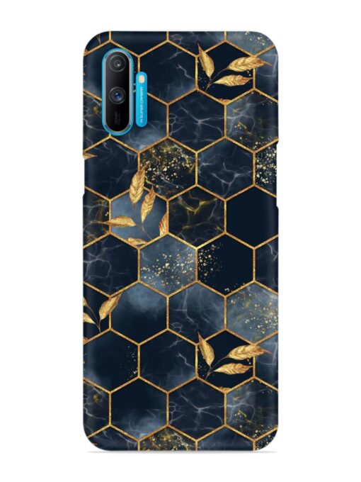 Marble Hexagon Seamless Snap Case for Realme C3 Zapvi