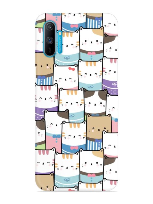 Cute Adorable Cat Snap Case for Realme C3