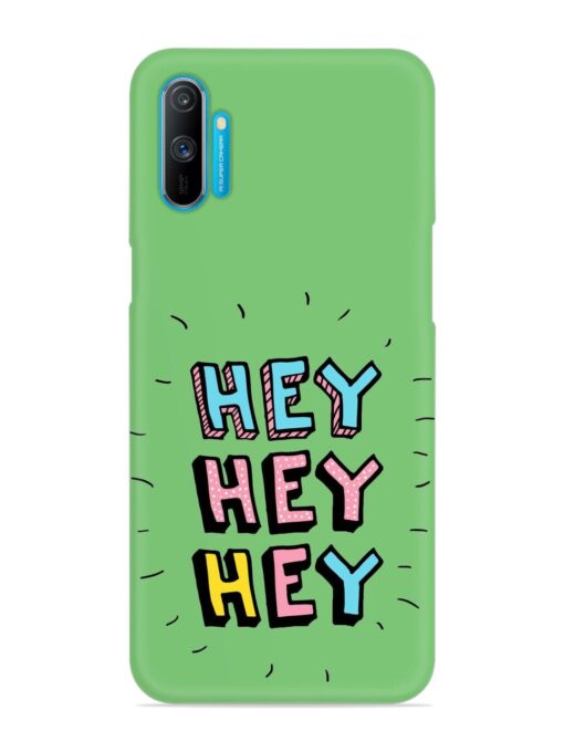 Hey Vector Cartoon Snap Case for Realme C3 Zapvi