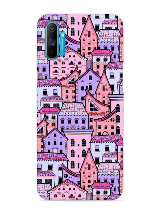 Seamless Pattern Houses Snap Case for Realme C3 Zapvi