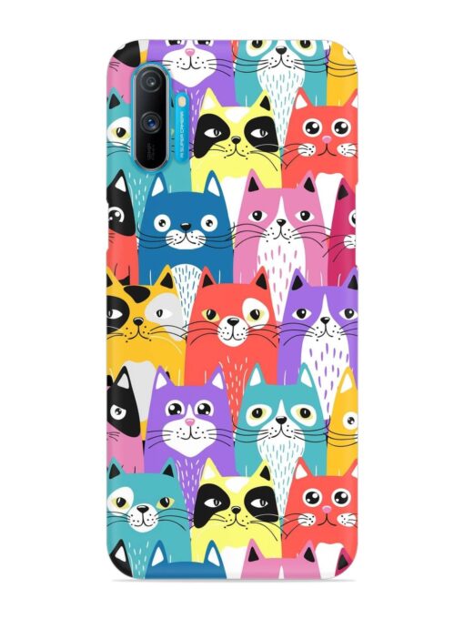 Funny Cartoon Cats Snap Case for Realme C3