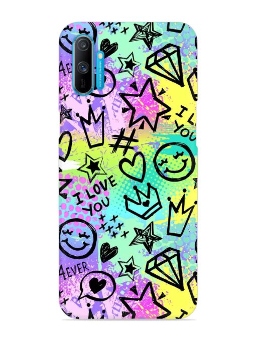 Bright Seamless Pattern Snap Case for Realme C3