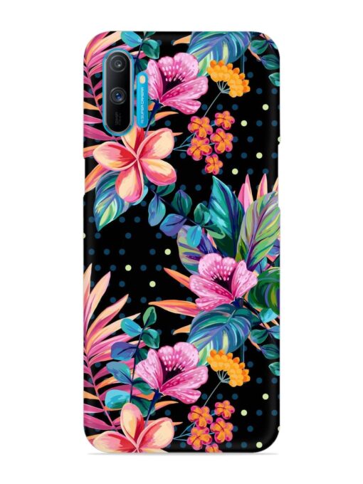 Seamless Floral Pattern Snap Case for Realme C3 Zapvi