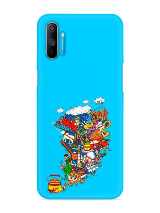 Vector Design Indian Snap Case for Realme C3 Zapvi