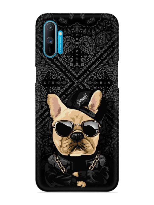 Gangsta Cool Sunglasses Dog Snap Case for Realme C3