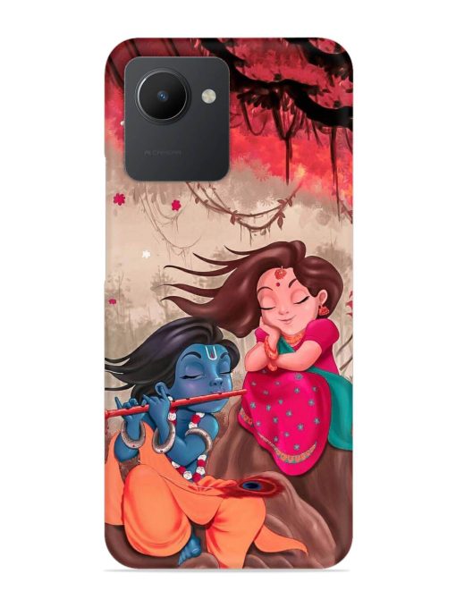 Radhe Krishna Water Art Snap Case for Realme C30