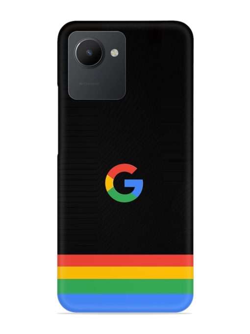 Google Logo Art Snap Case for Realme C30 Zapvi