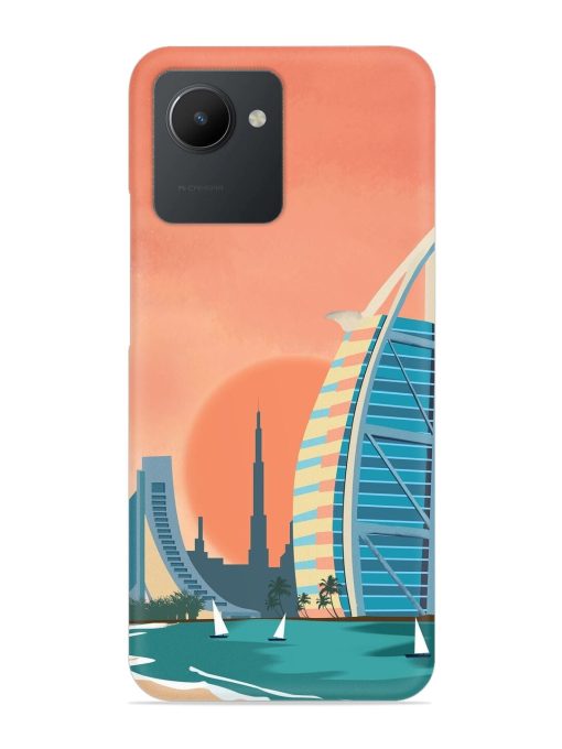 Dubai Architectural Scenery Snap Case for Realme C30 Zapvi