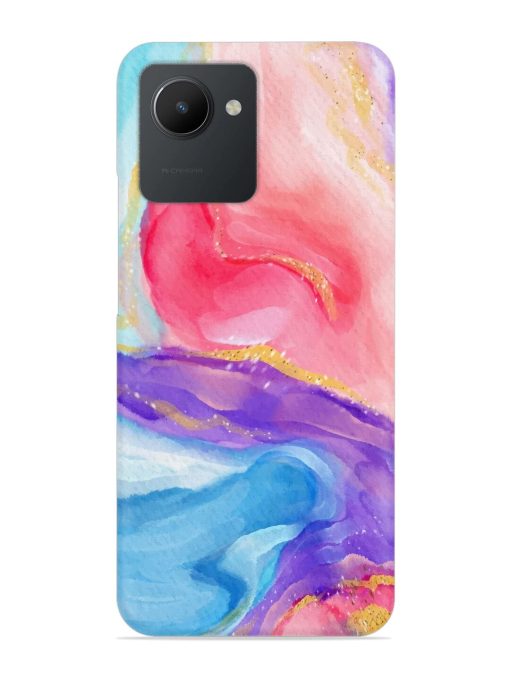 Watercolor Gradient Snap Case for Realme C30 Zapvi