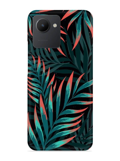 Green Leaf Art Snap Case for Realme C30