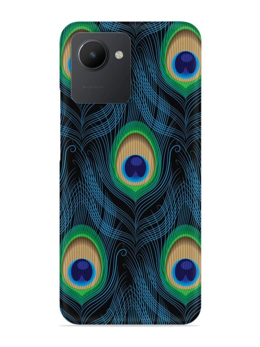 Seamless Pattern Peacock Snap Case for Realme C30 Zapvi