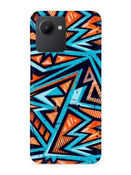 Abstract Seamless Grunge Snap Case for Realme C30