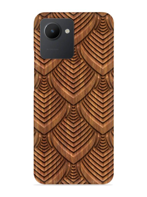 Carved Pattern On Snap Case for Realme C30