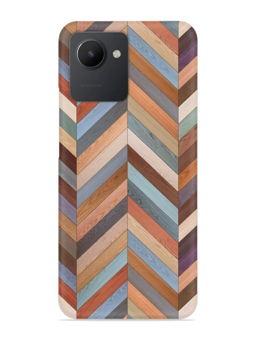 Seamless Wood Parquet Snap Case for Realme C30