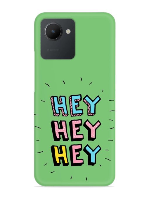 Hey Vector Cartoon Snap Case for Realme C30