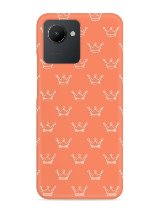 Hand Drawn Crown Snap Case for Realme C30