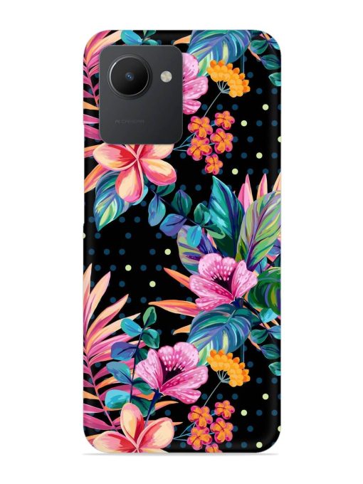 Seamless Floral Pattern Snap Case for Realme C30