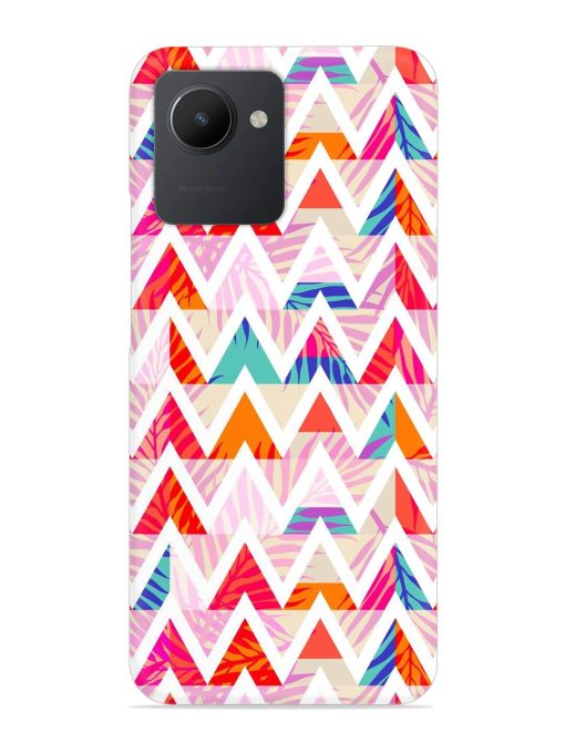 Abstract Triangle Background Snap Case for Realme C30