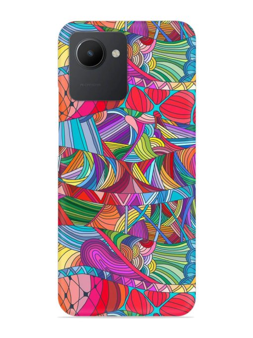 Seamless Patterns Hand Drawn Snap Case for Realme C30