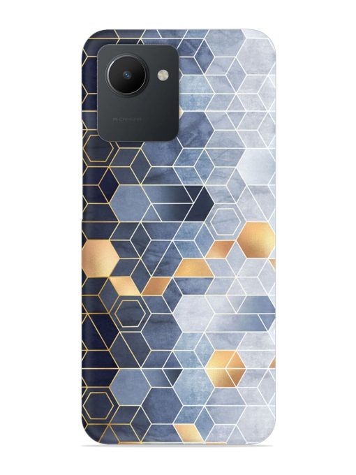 Geometric Abstraction Hexagons Snap Case for Realme C30