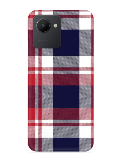 Classic Plaid Tartan Snap Case for Realme C30 Zapvi