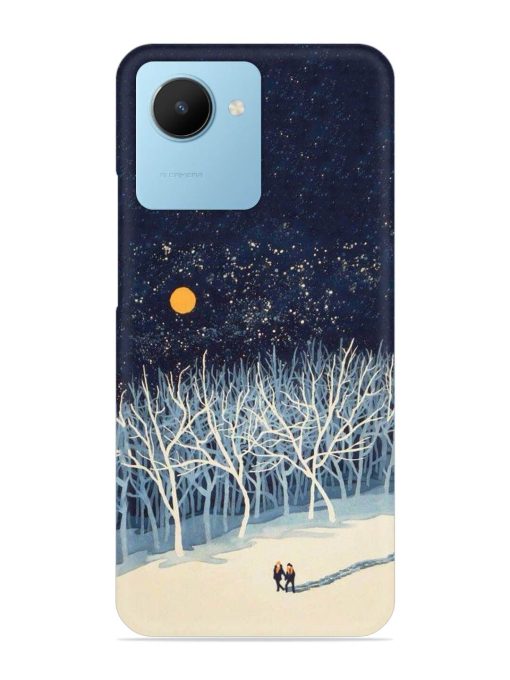 Full Moon Snowshoe Tour Snap Case for Realme C30S