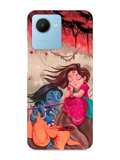 Radhe Krishna Water Art Snap Case for Realme C30S