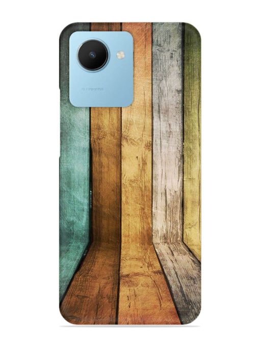 Wooden Realistic Art Snap Case for Realme C30S