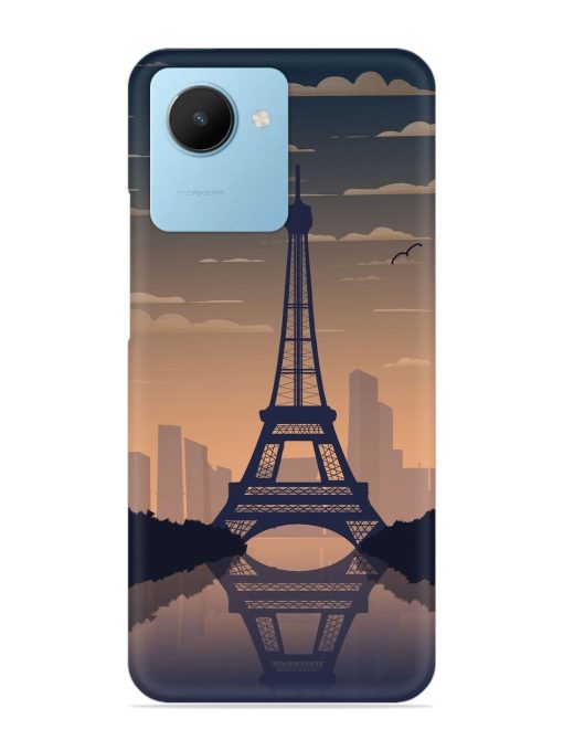 France Paris Eiffel Tower Gradient Snap Case for Realme C30S