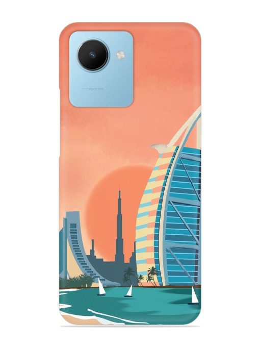 Dubai Architectural Scenery Snap Case for Realme C30S