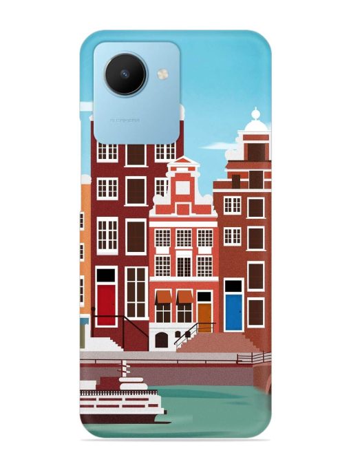 Scenery Architecture Amsterdam Landscape Snap Case for Realme C30S Zapvi