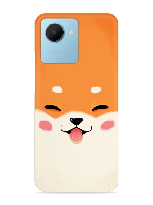 Happy Cat Art Snap Case for Realme C30S