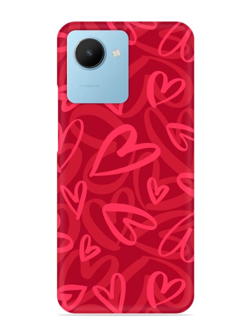 Seamless Romantic Pattern Snap Case for Realme C30S Zapvi