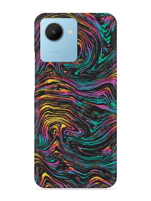 Abstract Liquid Colors Snap Case for Realme C30S