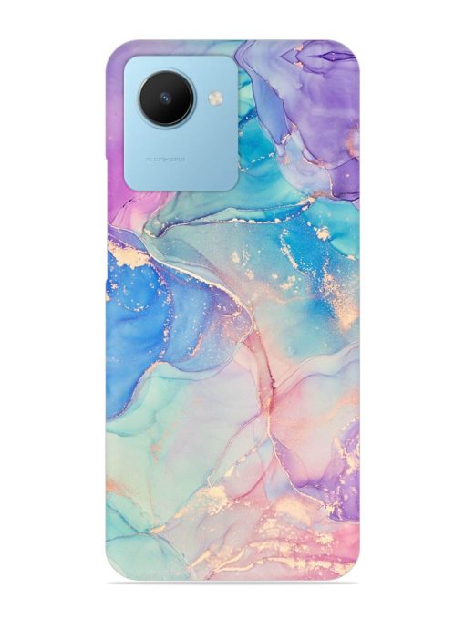 Alcohol Ink Colors Snap Case for Realme C30S