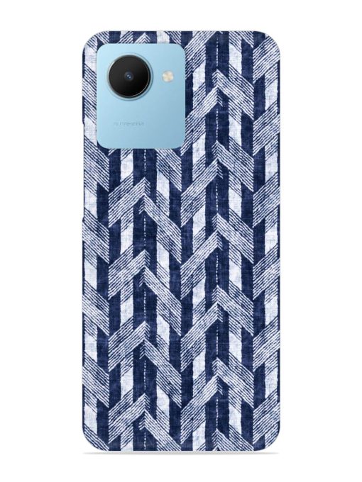 Abstract Herringbone Motif Snap Case for Realme C30S