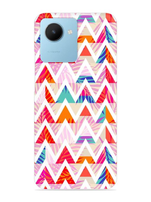 Abstract Triangle Background Snap Case for Realme C30S