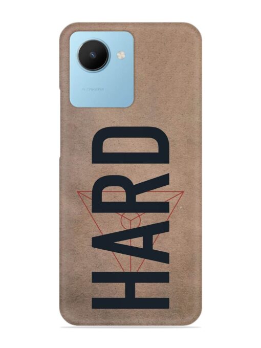 Hard Typo Snap Case for Realme C30S