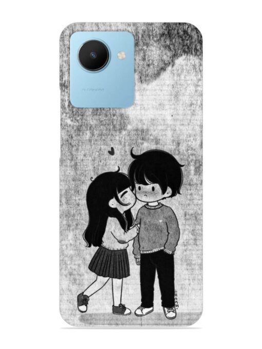 Couple Love Highlights Snap Case for Realme C30S