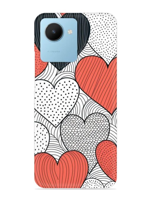 Girly Heart Seamless Snap Case for Realme C30S